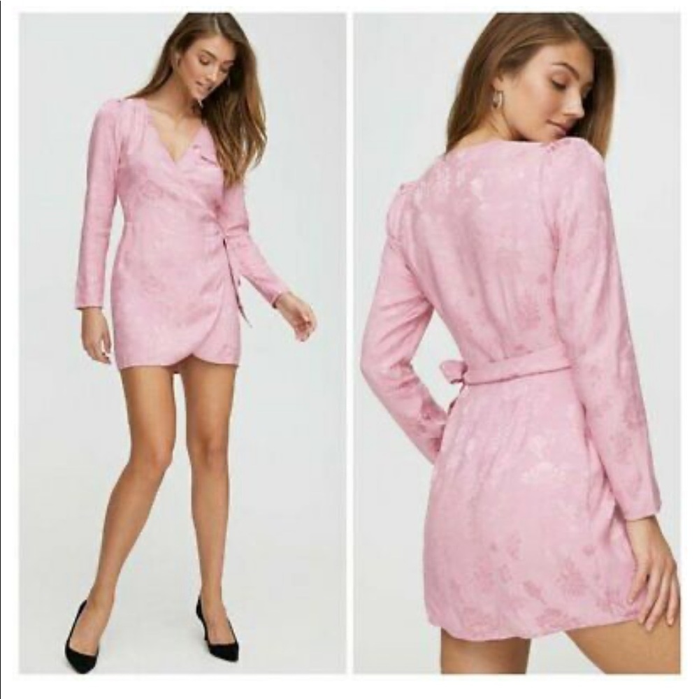 Aritzia Wilfred Callie Wrap Mini-Dress XS